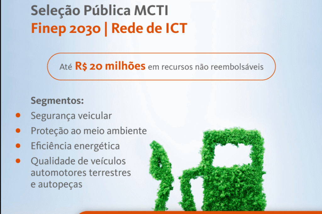 EDITAL FINEP 2030 – Rede de ICTs – ciclo 5